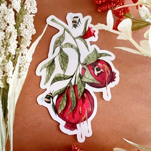 Pomegranate Glossy Vinyl Stickers - Snakes, Honey Bee, Hawkmoth