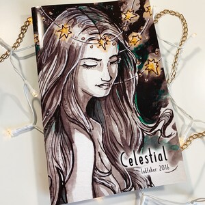 Inktober Art Zine - Celestial