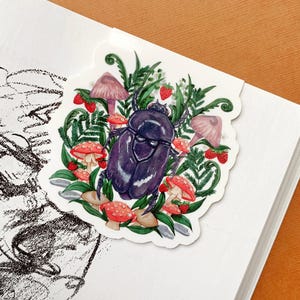 Extra Large Magnetic Bookmarks - Botanical Insects