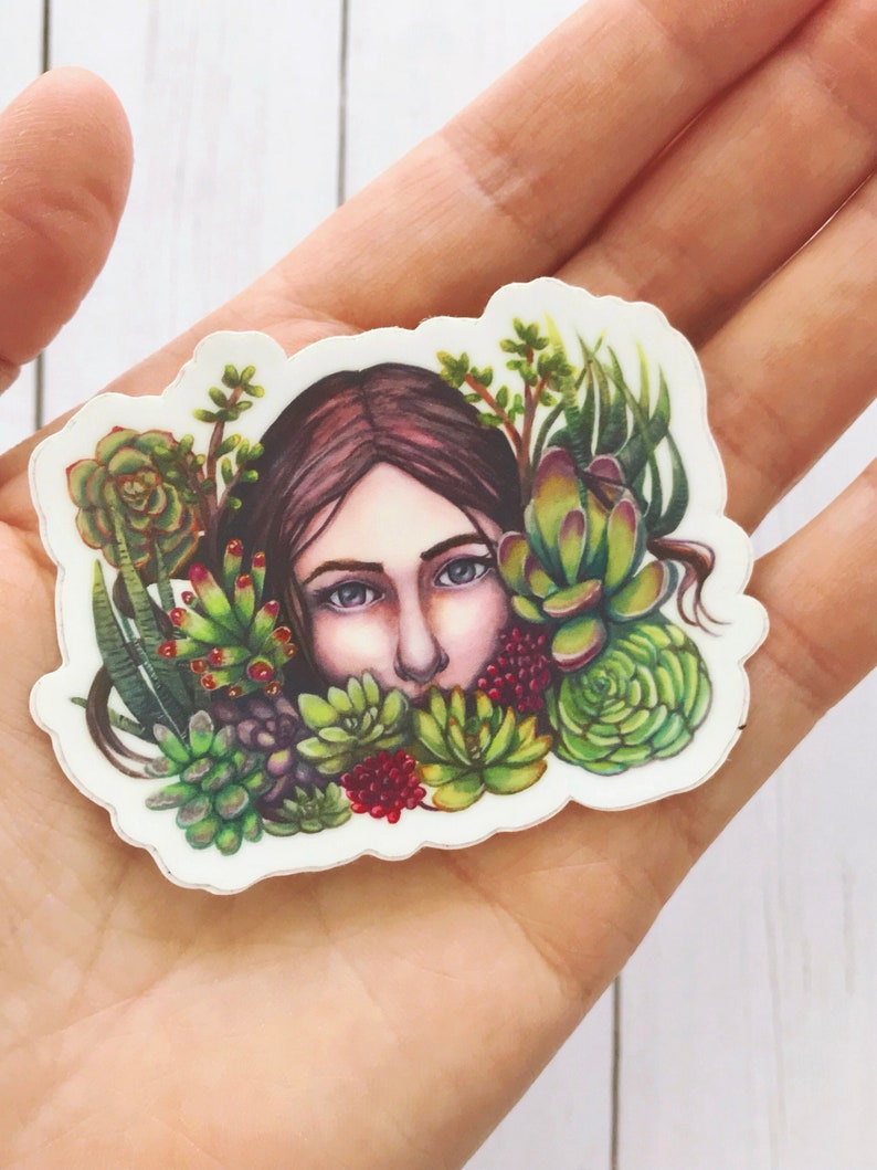 Sukkulenten Garten Vinyl Sticker Etsy.de