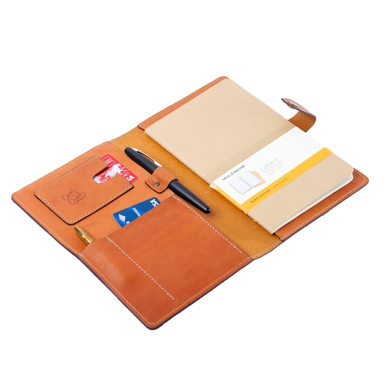 Leather Journal Cover for Moleskine Large Soft Cover//Wickett /& Craig Full Grain Leather//Handmade in USA//Fits 8.25x5 Notebooks