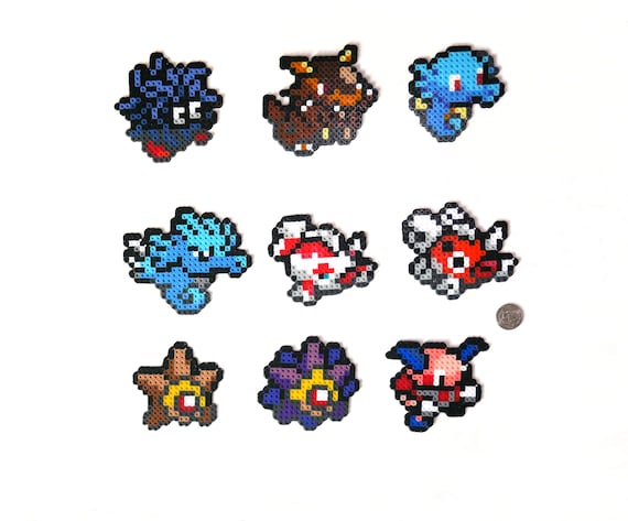 Pokemon Perler Bead Sprites #114 #122