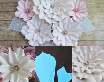 SVG Paper Flower Template #10