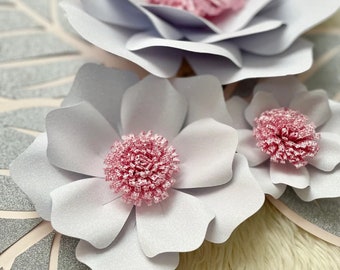 SVG Paper Flower Template #96