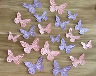 20 Piece Pink and Purple Butterfly Birthday Decor | Party Decor | Butterfly| Kids Party