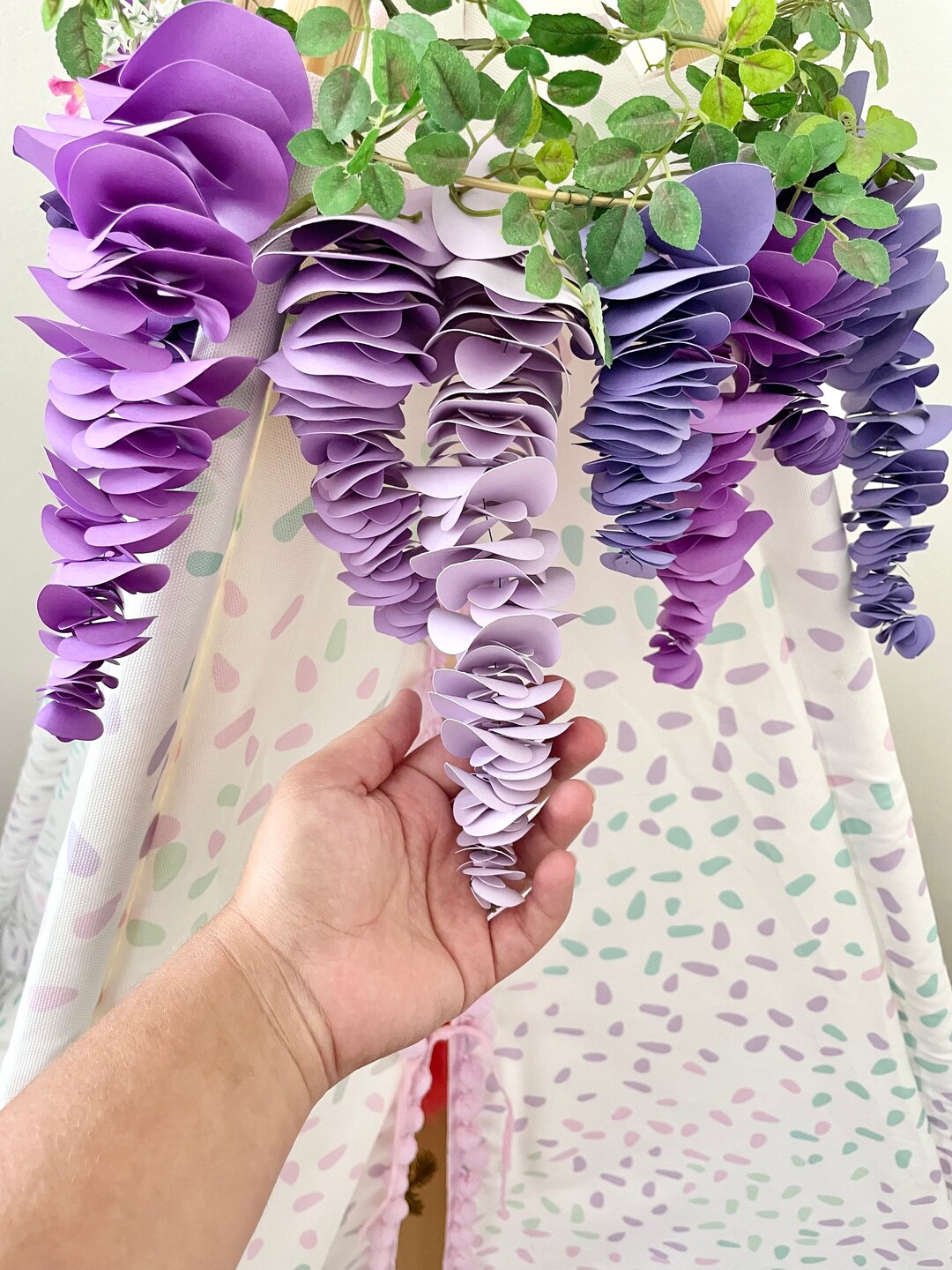 SVG and PDF Paper Flower Wisteria Template #102| Wisteria Template - Etsy