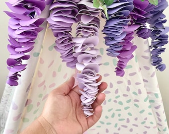 SVG Paper Flower Wisteria Template  #102| Wisteria Template