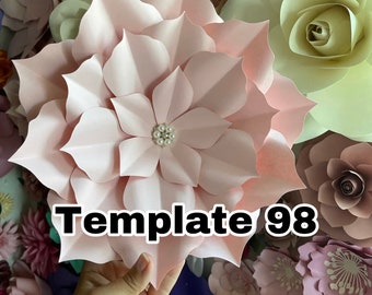 SVG Paper Flower Template #98 | Small Paper Flower