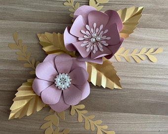 SVG Small Paper Flower  Template #55