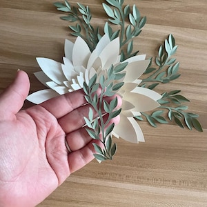 PNG Feuille 11 | Feuille de papier| Modèle de feuille | Fleurs en papier