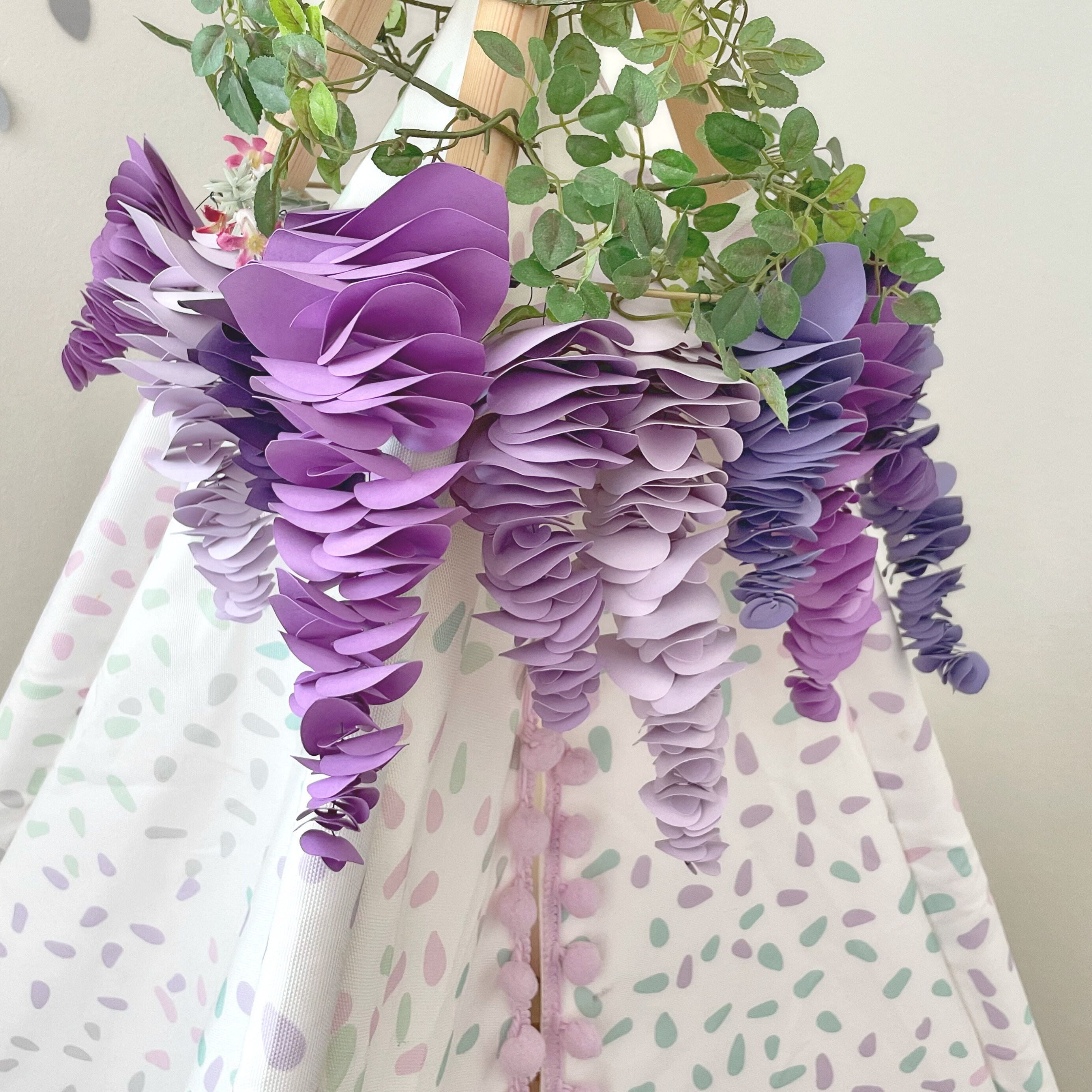 SVG and PDF Paper Flower Wisteria Template #102| Wisteria Template - Etsy