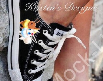 Eevee and Shiney Eevee Custom Painted Shoes
