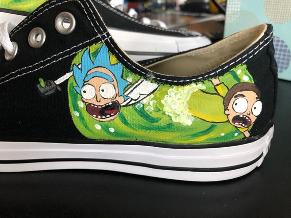 custom rick and morty shoes