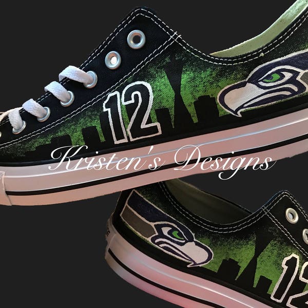custom seahawks shoes