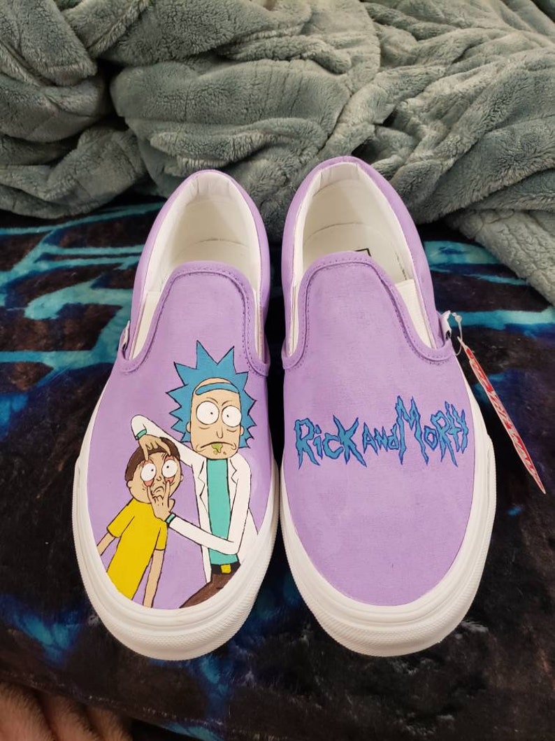 rick and morty vans