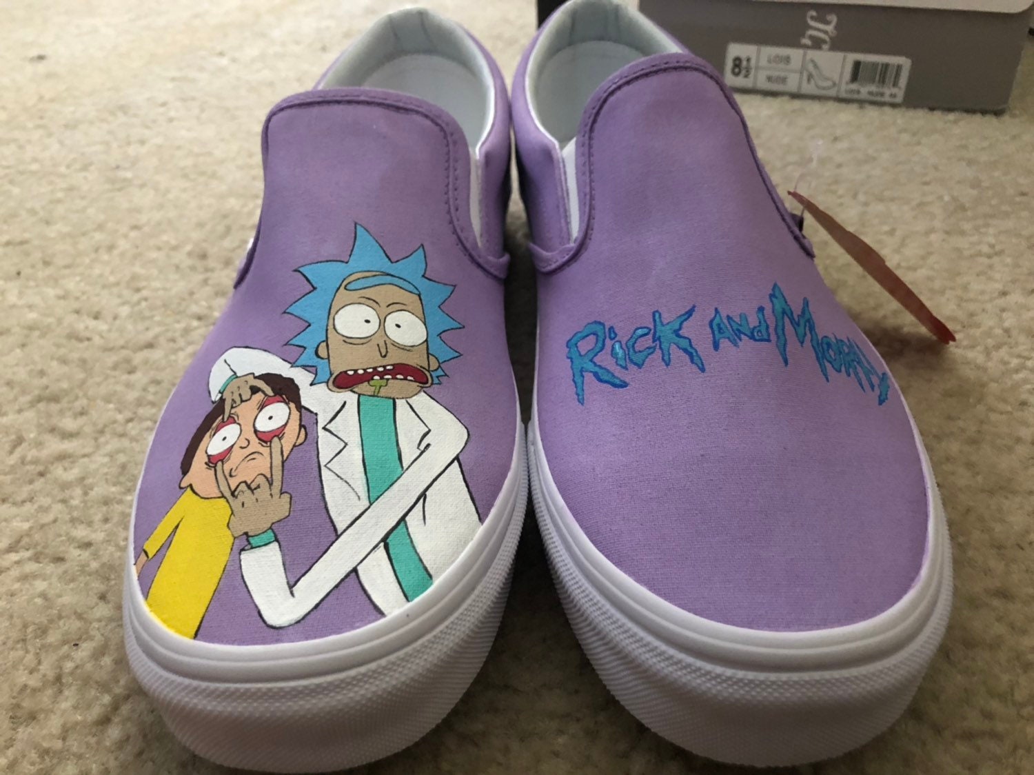 rick and morty vans