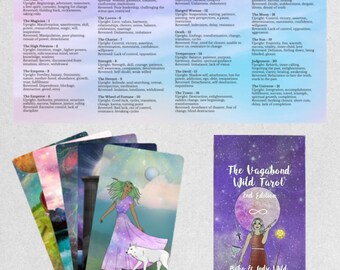 Travel Edition of the Vagabond Wild 2nd Edition Tarot Deck
