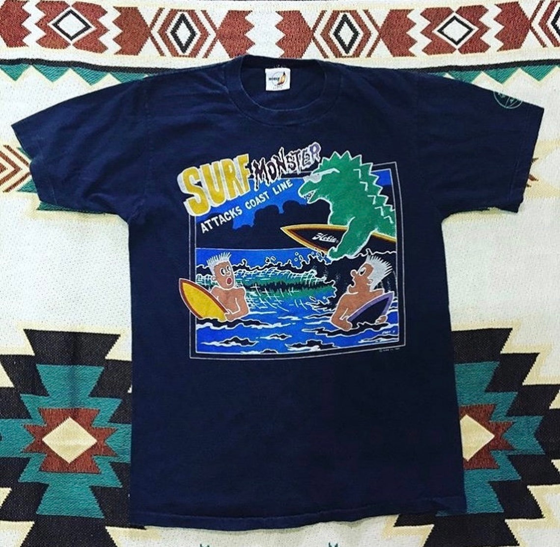Hobie surf moster vintage t shirt/Free Shipping | Etsy