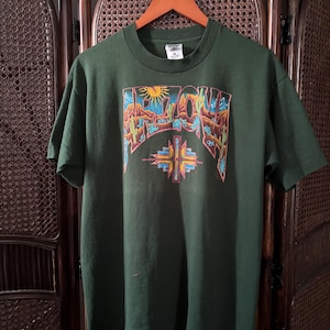 Vintage jaren 90 Arizona T-shirt - Fruit of The Loom - maat Large arttee Mom cadeaus graphic