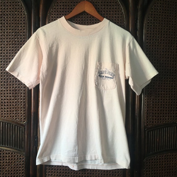 Cape Fear Marlin Tournament Vintage Pocket T Shirt/free | Etsy
