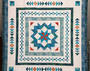 Medallion Star Quilt PDF (digital quilt pattern)
