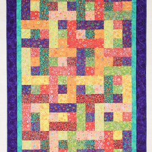 Mini-Moonlight quilt PDF (digital quilt pattern)