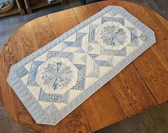 30s Blues table runner PDF (digital quilt pattern)