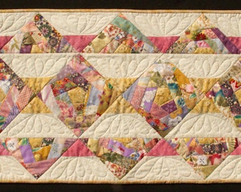 Crazy Runner crazy quilt PDF (digital quilt pattern)