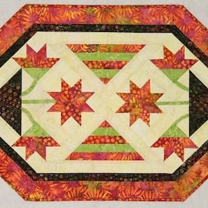 Carolina table runner PDF (digital quilt pattern)