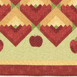 HC Apple Harvest log cabin PDF (digital quilt pattern) image 3