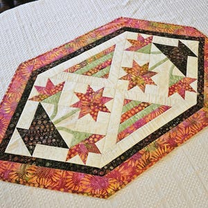 Bieżnik Carolina w formacie PDF (cyfrowy wzór na kołdrę)