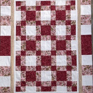 Illusion easy beginner quilt PDF (digital quilt pattern)
