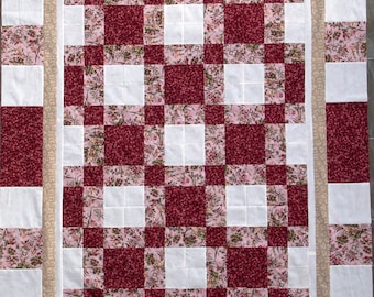 Illusion easy beginner quilt PDF (digital quilt pattern)