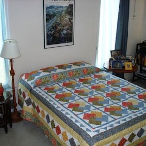 Vegas queen quilt PDF (digital quilt pattern)