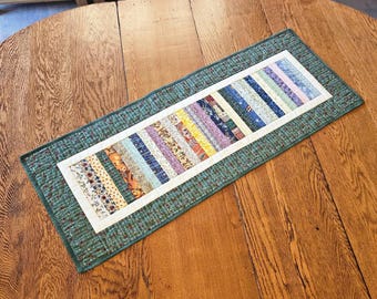 Ben's Leftovers table runner PDF (digital quilt pattern)