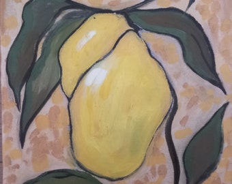 Lemons (2 paintings)