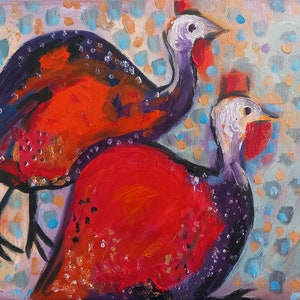 Two turkeys