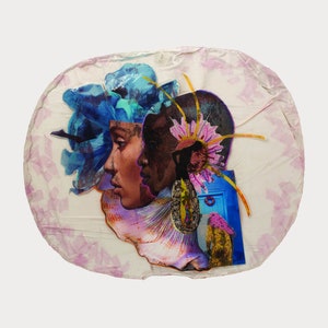 Blossoming—Collage Art, Magic Women, Power Series, Black Art