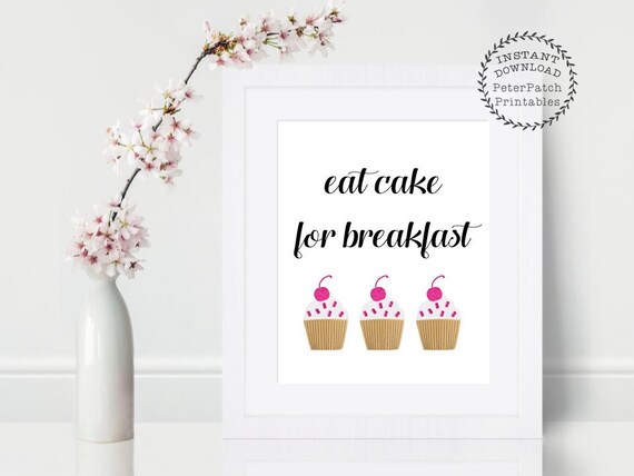 Kate Spade Quote Poster Kitchen Wall Art Kitchen Sign Funny Etsy