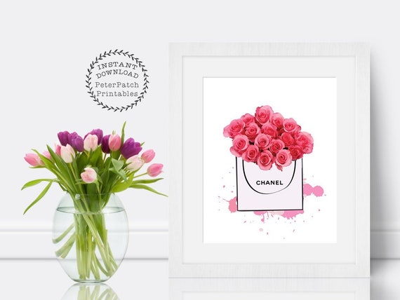 Coco Chanel Party Decorations Chanel Poster Digital Chanel Etsy