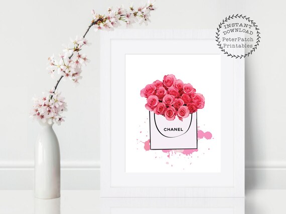 Coco Chanel Party Decorations Chanel Poster Digital Chanel Etsy