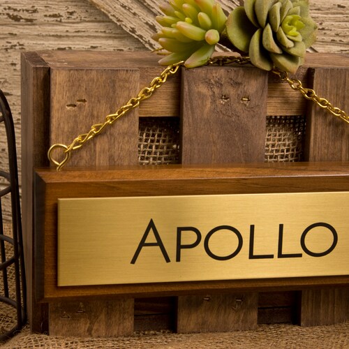 Horse Stall Name Plate Wood Front Etsy