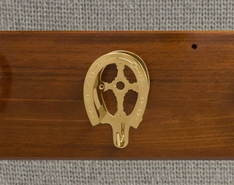 Customizable Rustic Wood BridleHalter Hook