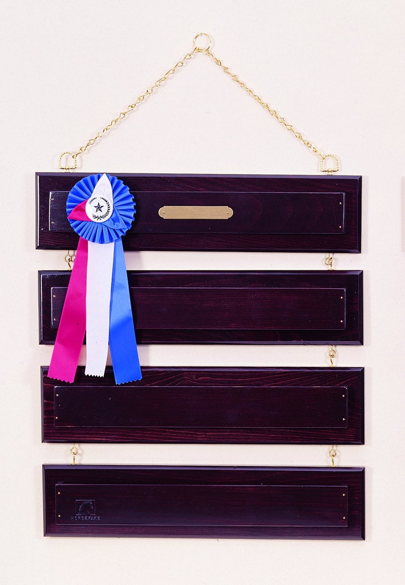 Wood Award Ribbon Rack with Custom Nameplate Etsy