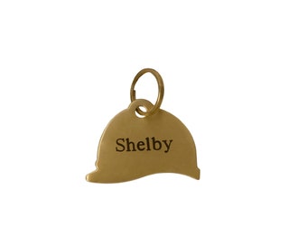Halter or Bridle Tag- Solid Brass