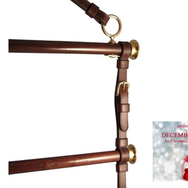 Blanket Rack Suitable for Horse Blankets, Saddle Blankets, Pads and Towels- 31" Made in The USA