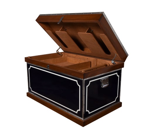 Large Vinyl Tack Trunk With Wood Trim and Bandage Lid -  Canada