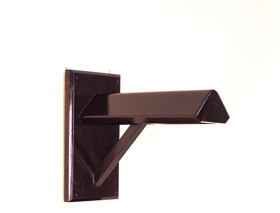 Wood Saddle Stand- Wall Mounted- Single or Double Wall Mount