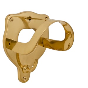 Vintage Solid Solid Brass Bridle Hooks- Various Finishes