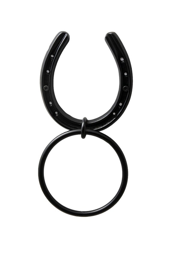 Horseshoe Shaped Cross Tie Ring for Horse in Barn or Stall - Etsy